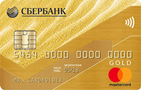 Сбербанк — Карта «Золотая» MasterCard евро