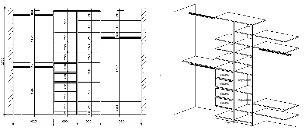 Как сделать своими руками гардеробную в домашних условиях фото и чертежи