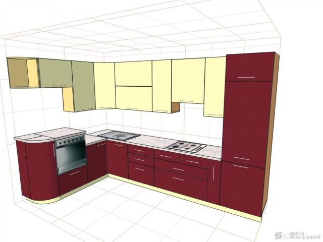 Составить проект кухни