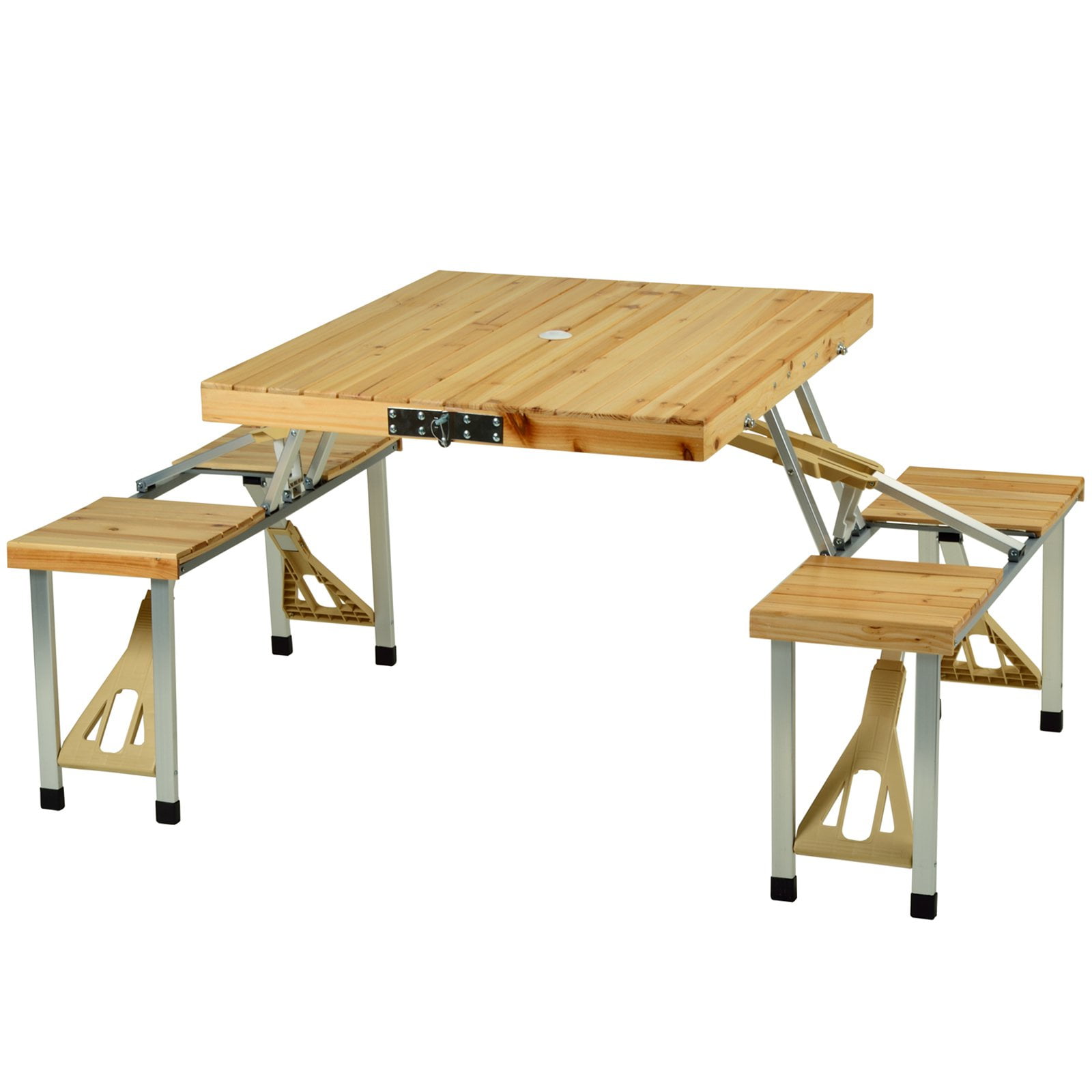складной деревянный стол для пикника своими руками
