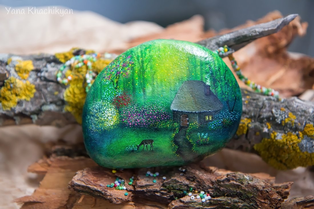 Painting stones. Живопись на камнях. Миниатюры на гальке. Живопись на гальке. Красивые рисунки на камнях.