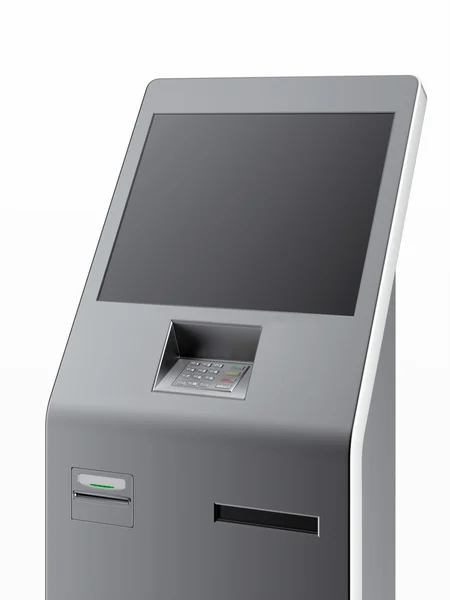 Современный банкомат — стоковое фото