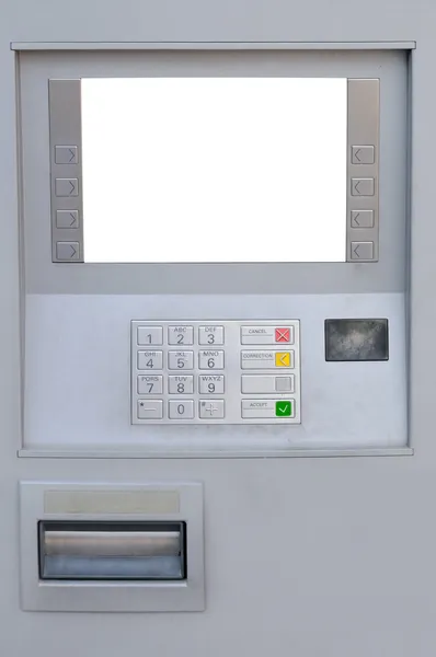 ATM крупным планом — стоковое фото