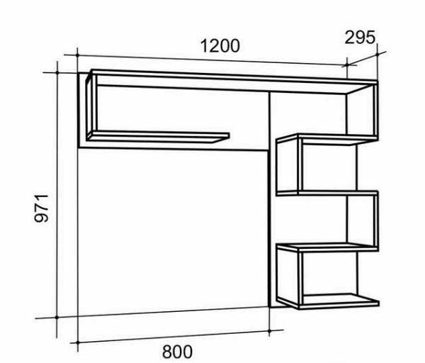 Полка из лдсп своими руками чертежи