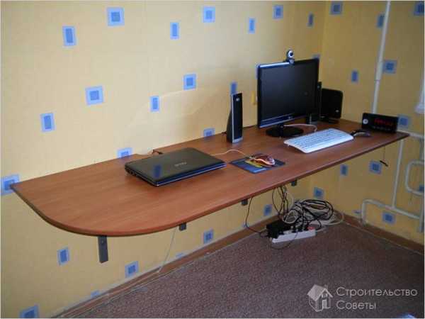 Компьютерный стол из столешницы своими руками