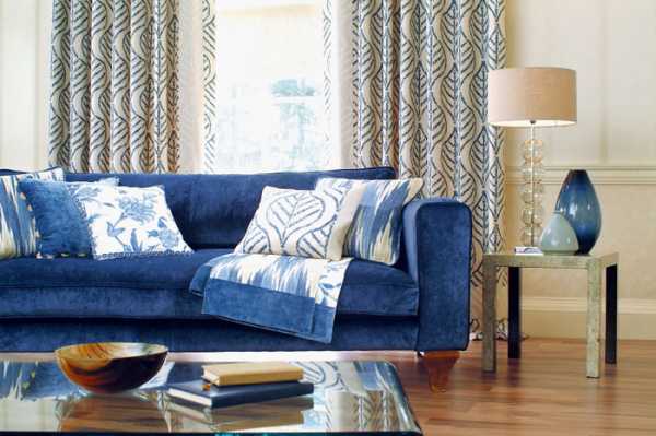 Plava sofa u unutrašnjosti: vrste, mehanizmi, dizajn, materijali za presvlake, sjenila, kombinacije