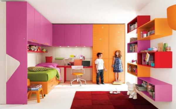 Интерьер комнаты для детей разного возраста и пола