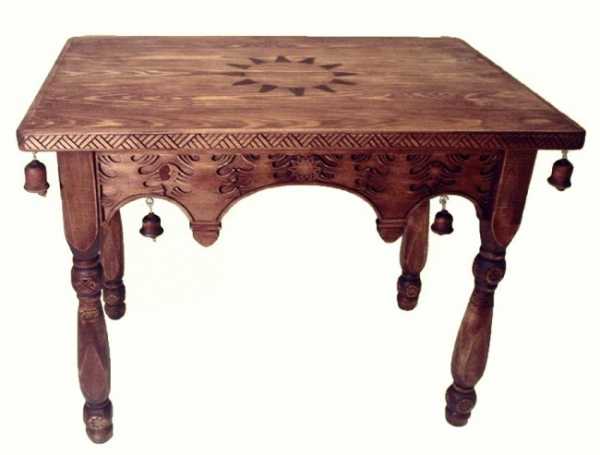 Покраска старого деревянного стола своими