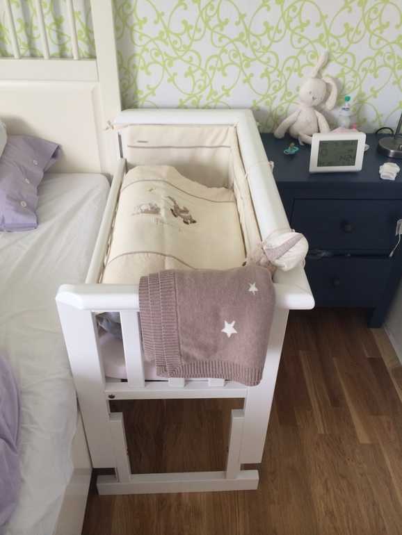 Кровать для новорожденных приставная к кровати родителей