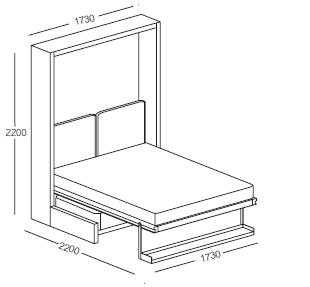 Механизм для шкаф кровати схема
