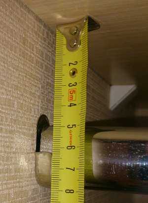 Высота штанги для одежды в детском шкафу