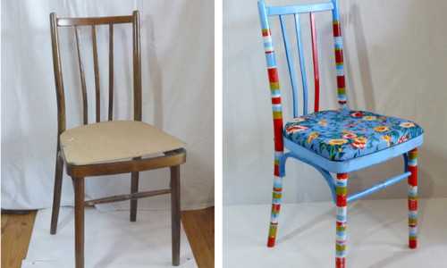 Как обновить стулья с мягкой обивкой своими руками?