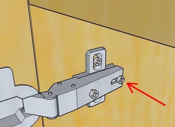 Механизм плавного закрывания дверей шкафа