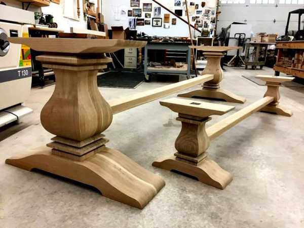 Изготовление деревянных ножек для стола